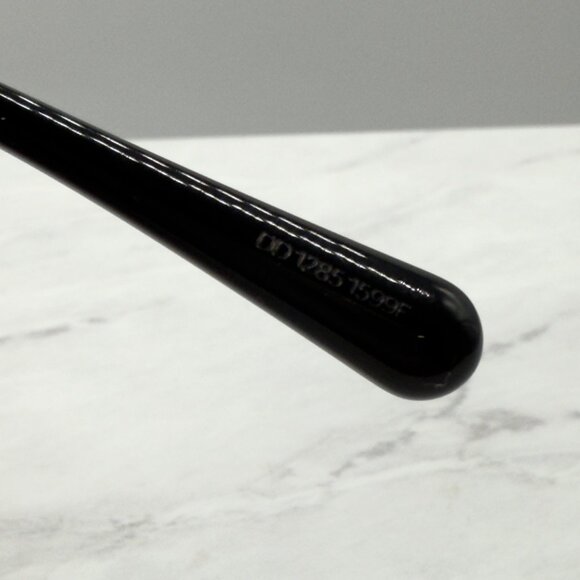 Dolce & Gabbana DG 2242 13348G Black Gold Metal Square Sunglasses Gray Gradient - Picture 12 of 12